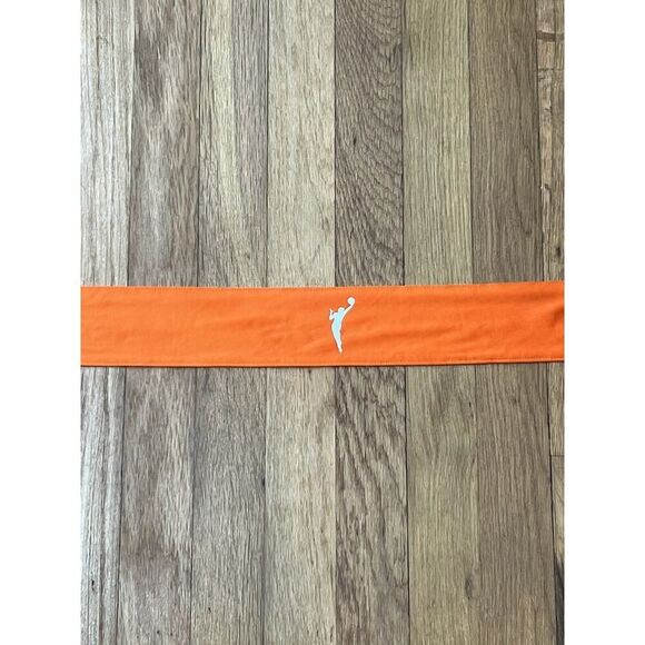 Nike Head Tie WNBA Adult DRI-FIT Team Orange Headband - Picture 3 of 5